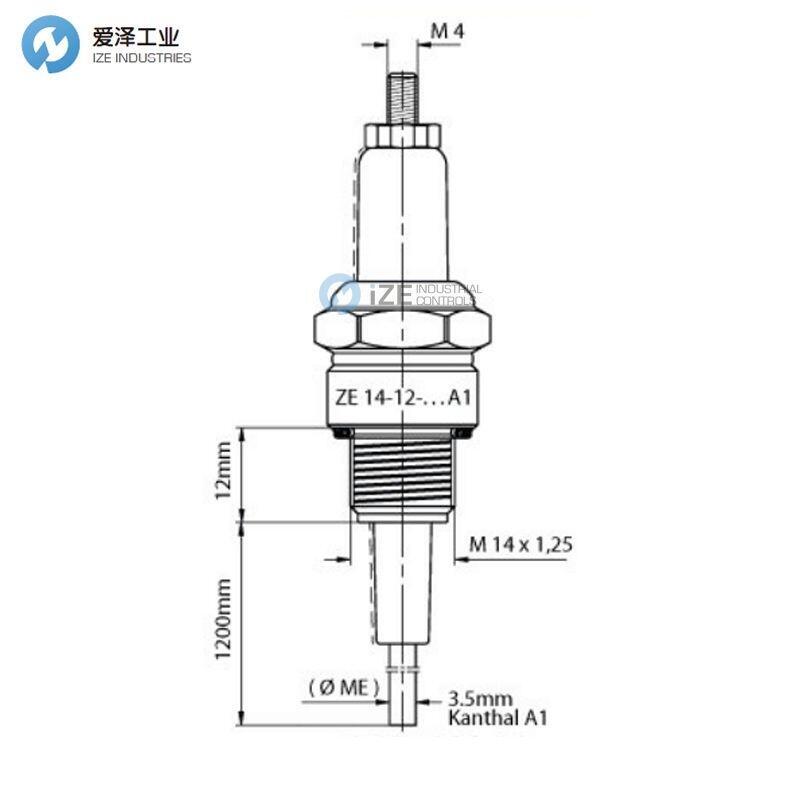 BERU火花塞ZE14-12-1200A1