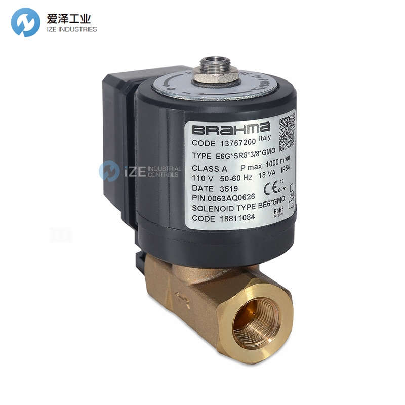 BRAHMA電磁閥E6G*S8*3/8 *GMO
